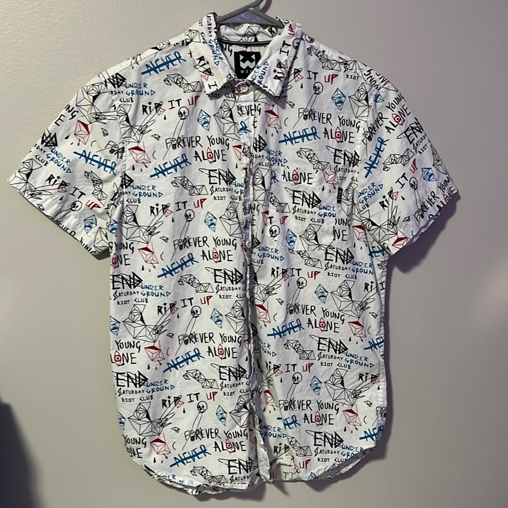 Punk Rock Print T-shirt